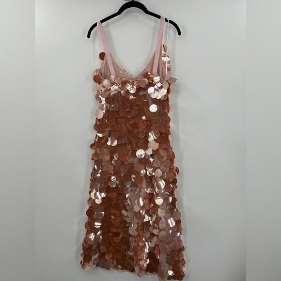 J Crew Collection Circle-Sequin Midi Dress - Picture 5 of 7